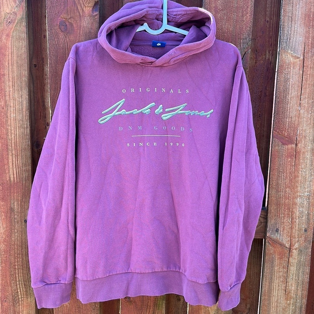 Jack & Jones Originals Logo Hoodie Size L